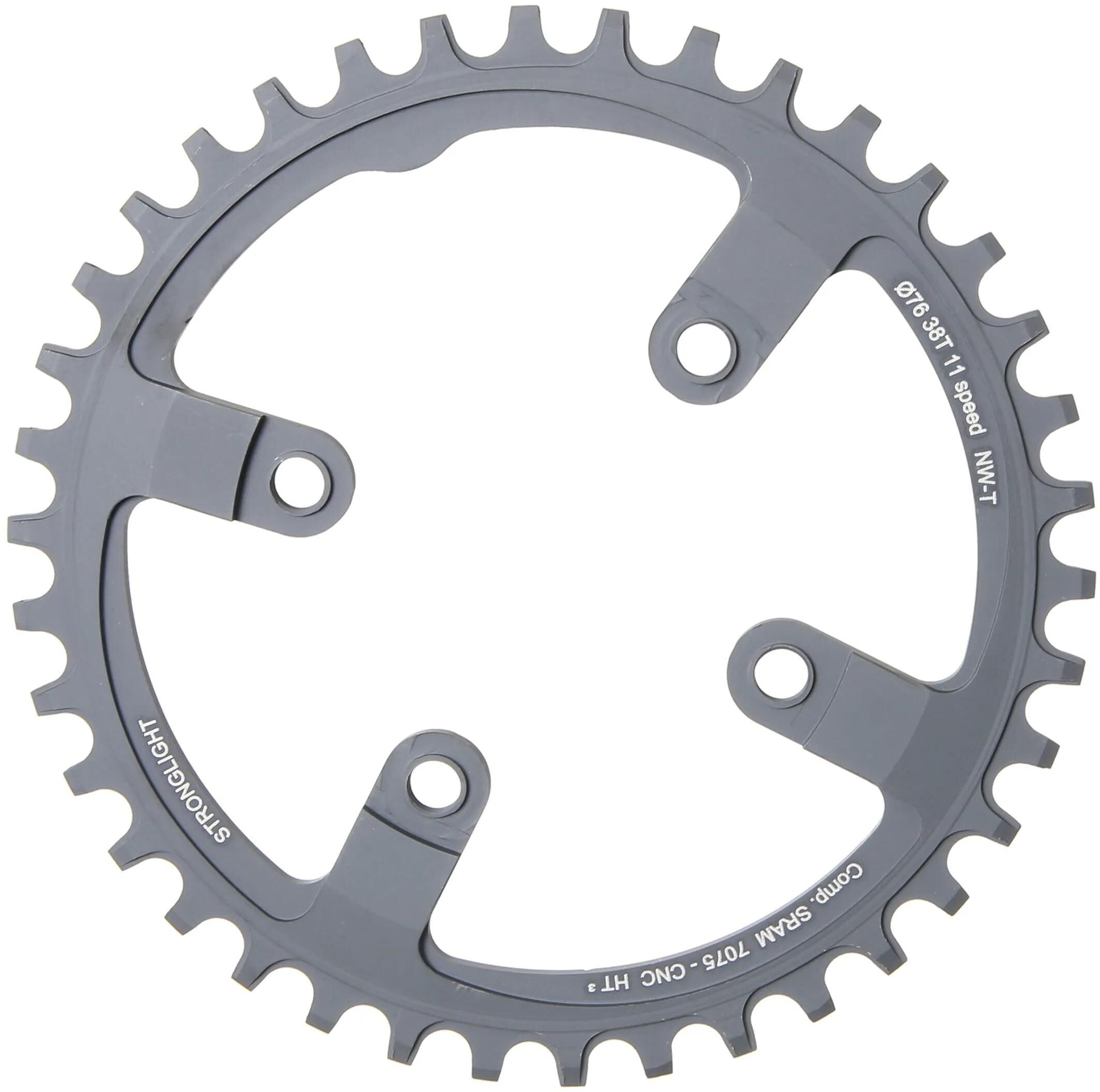 Stronglight kettingblad ht3 chain ring strongl. ht3 38t inner alu black