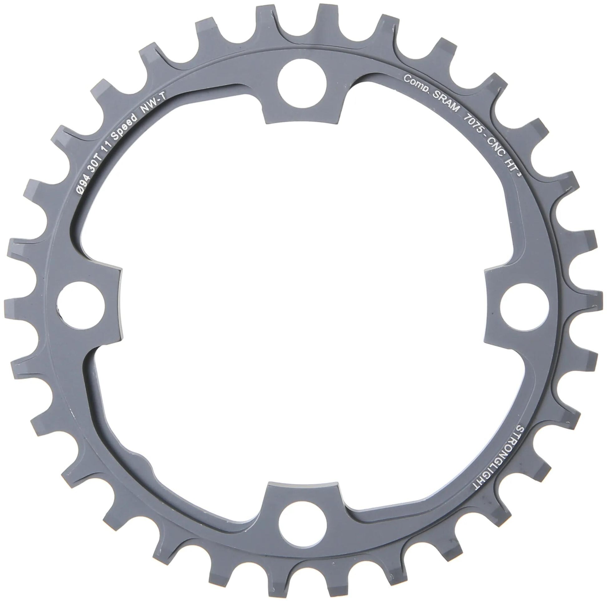 Stronglight kettingblad ht3 chain ring strongl. ht3 30t inner alu black