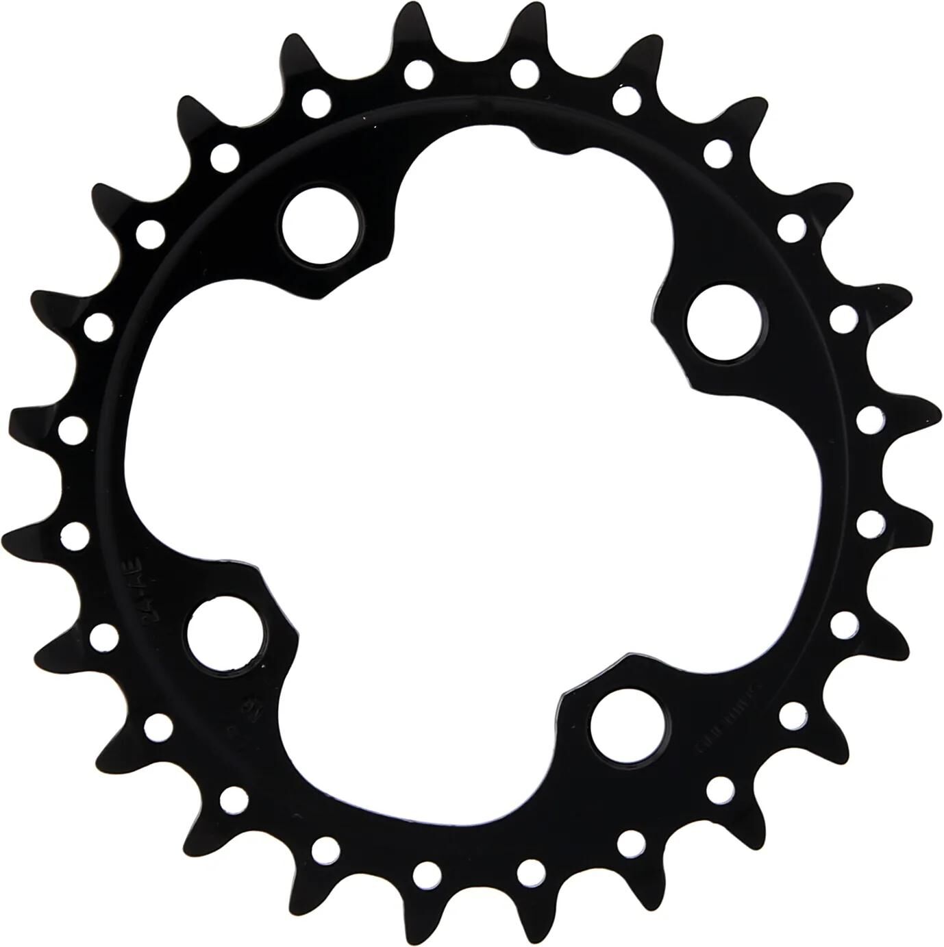 Shimano kettingblad slx chain ring shim. slx 24t.ae 4-arm,64mm sil.