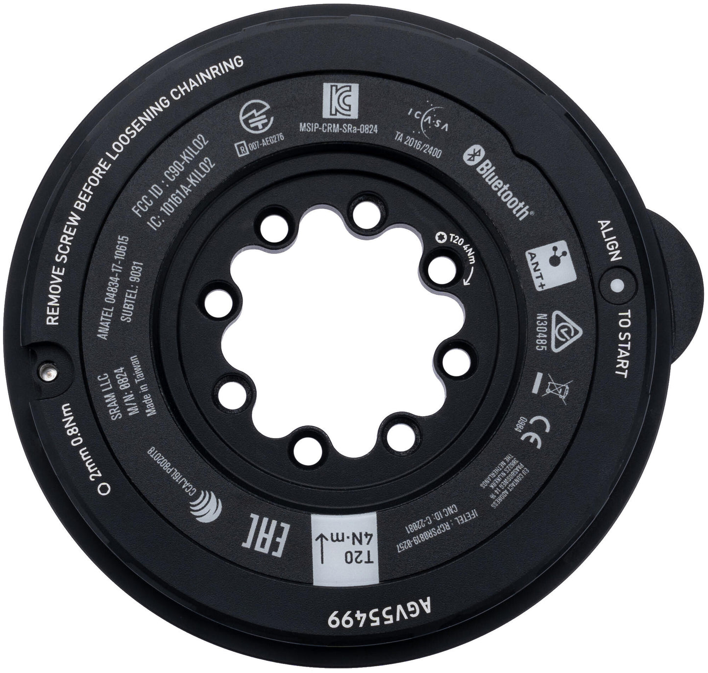 Sram crank-ster eagle axs transmission spider pm eagle axs tr. 8 screws