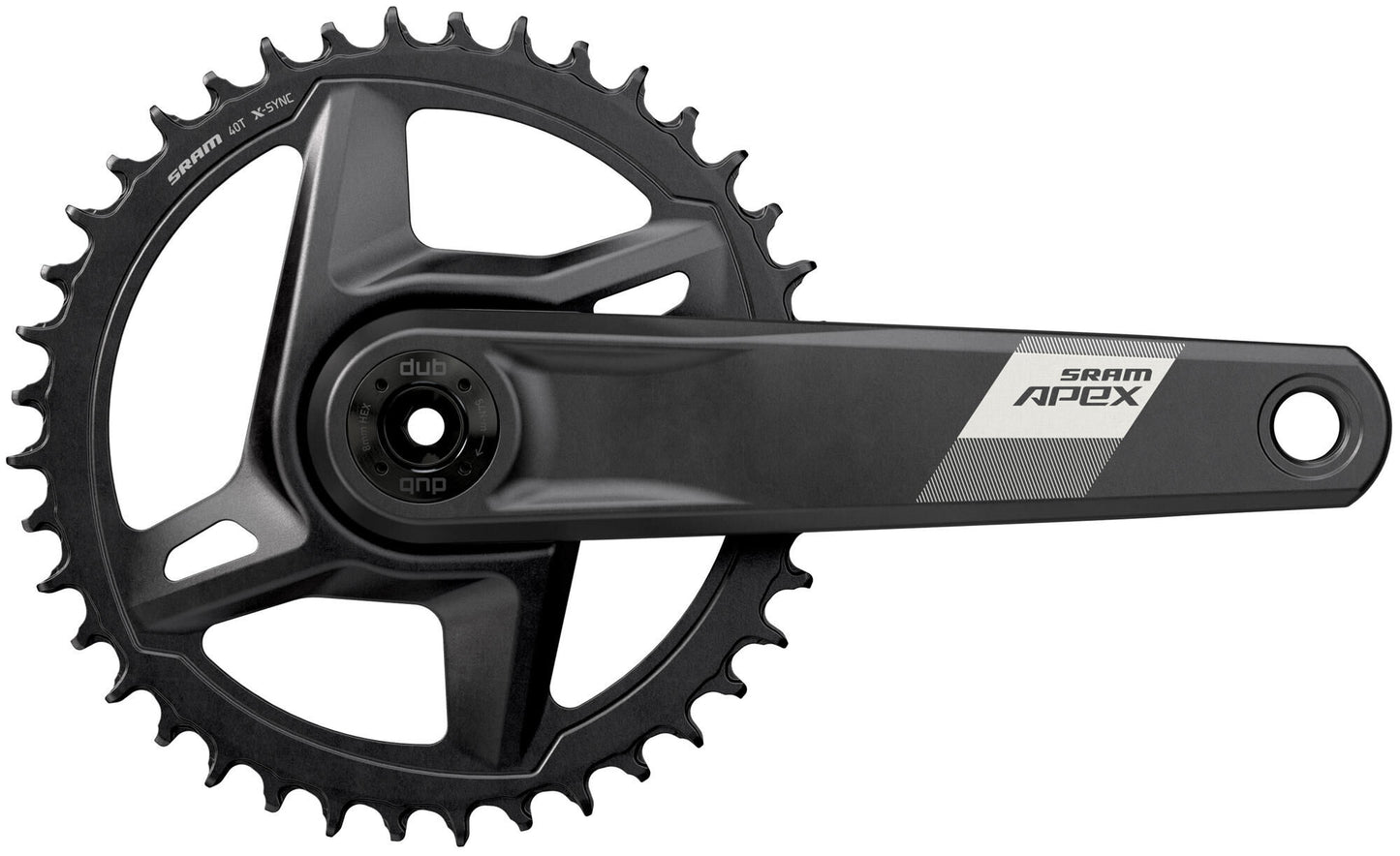 Sram crankstel apex 1 krg apex dub 160mm dm 40z wide