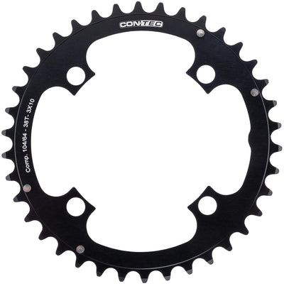 Contec kettenblatt c.drive ct chain ring c.drive 38t 104mm black