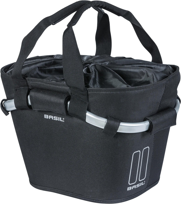 Basil Classic Carry All KF – fietsmand – voorop - zwart