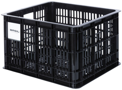 Basil fietskrat M - medium - 29.5 liter - zwart