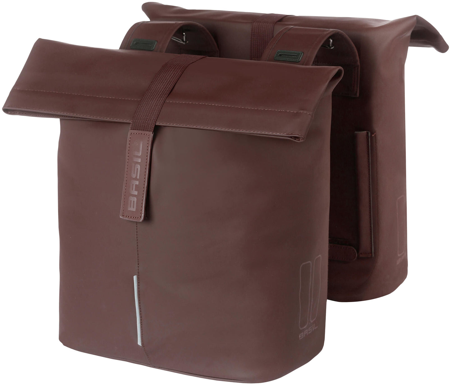 Basil Tas City Dubbel Vegan Leather | Roasted Brown