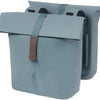 Basil Tas City Dubbel Vegan Leather | Graphite Blue