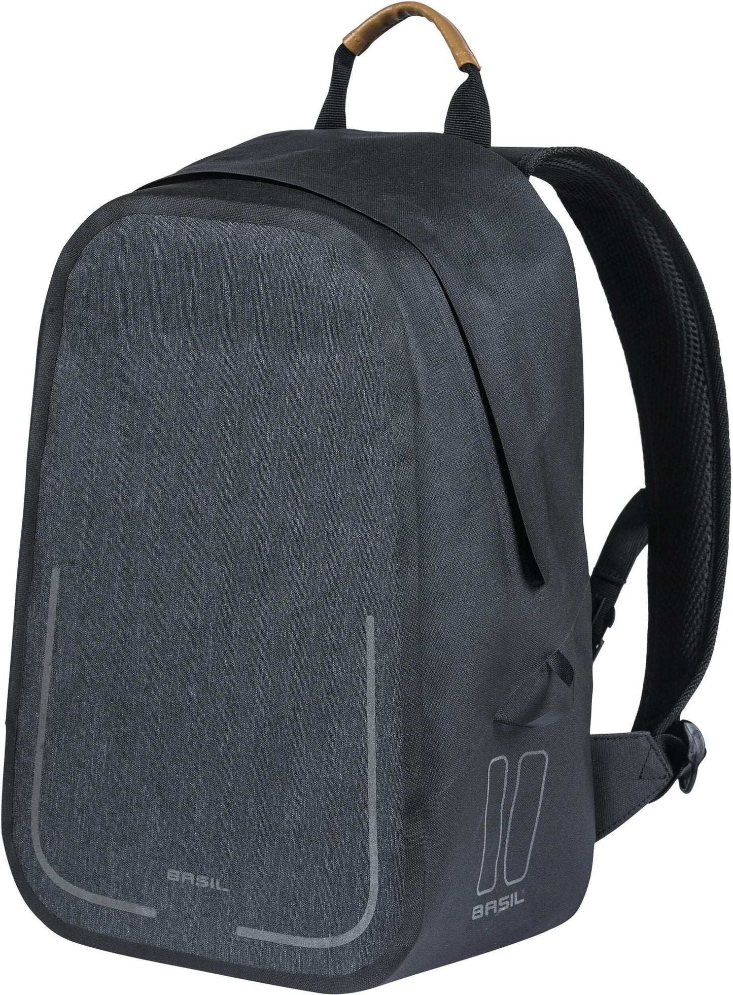 Basil Urban Dry Backpack - waterdichte fietsrugzak - grijs
