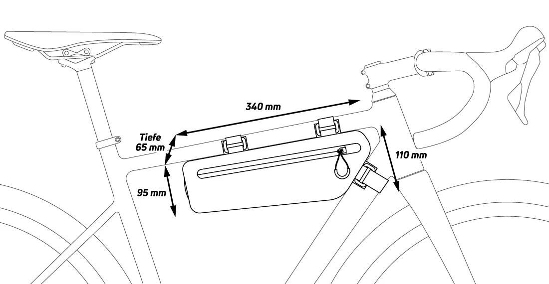 Zéfal tas z adventure c-serie frame bag z adventure c2 2,2l