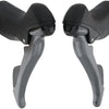 Shimano verstellerset met remhendels 2 x 8 speed claris st-r2000 - grijs zwart