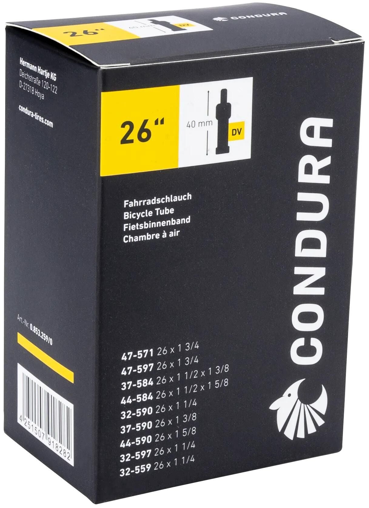 Condura binnenband 26 tube 26 dv40 32 47-559 597