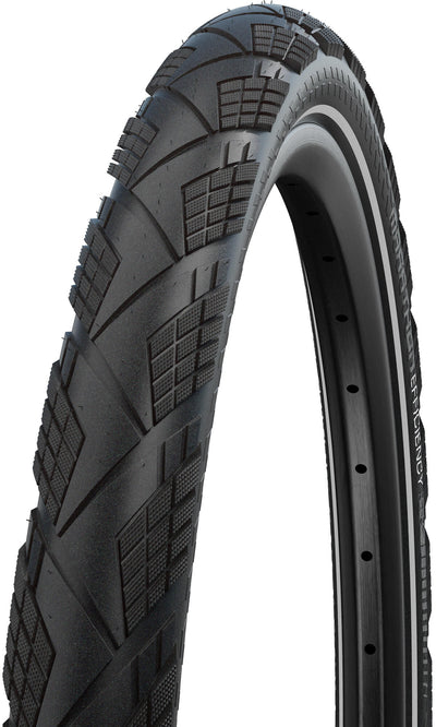 Vouwband Schwalbe Marathon Efficiency Super Race V-Guard 27.5 x 2.15 55-584 - zwart met reflectie