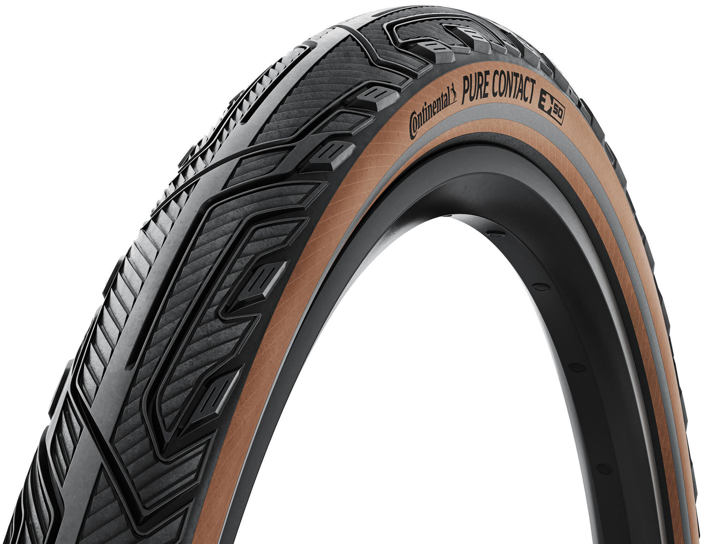 Continental pure contact buitenband tyre conti pure contact 50-622 bl coffee reflex