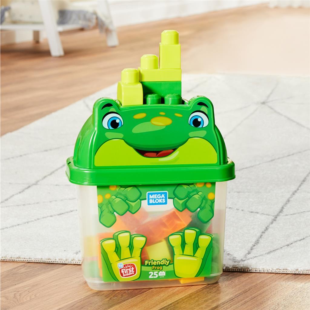 Mattel mega bloks animal buckets fisher price assorti | 4 stuks