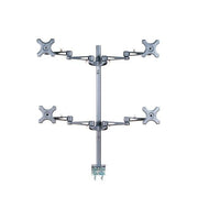 Neomounts fpma-d935d4 lcd bureausteun, 10-27 , 24 kg, 75x75 100x100 mm, 12cm, silver - afbeelding 2