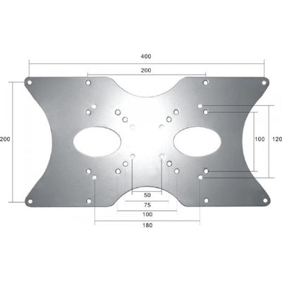 Neomounts fpma-vesa400 adapter (zilver, tot 35 kg, retail)
