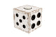 Cosydecor waxinelichthouder dobbelsteen 17x17x17cm