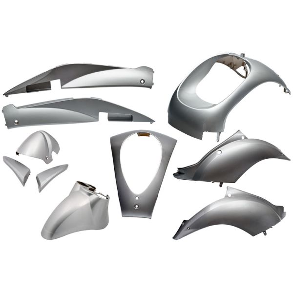 Edge plaatset 10-delig voor sym mio - zilver metallic