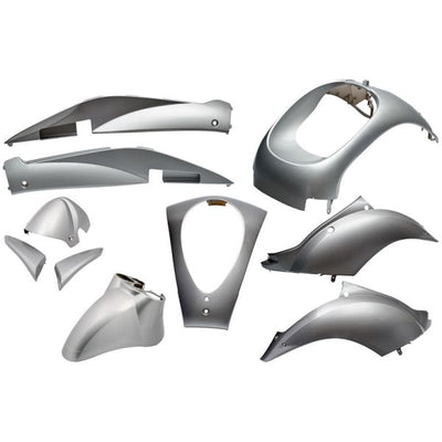 Edge plaatset 10-delig voor sym mio - zilver metallic