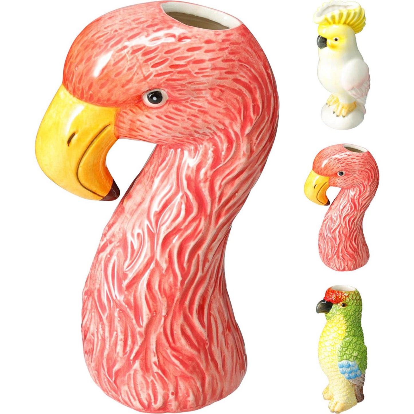 Home styling vaas vogel 10x17cm