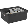 Sunware - sigma home opbergbox 24l antraciet - 44,5 x 34,5 x 18 cm