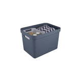 Sunware sigma home opbergbox 18l donker blauwgrijs 35,2 x 25,3 x 24,3 cm - afbeelding 2
