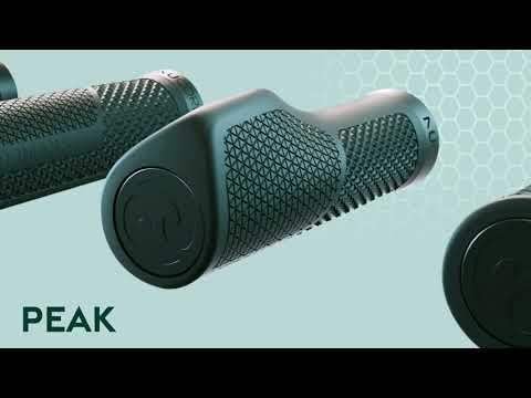 Herrmans handvatset nucore town wave 90 130mm bruin