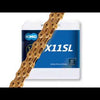 KMC Fietsketting X11SL Ti-N Goud 118 schakels