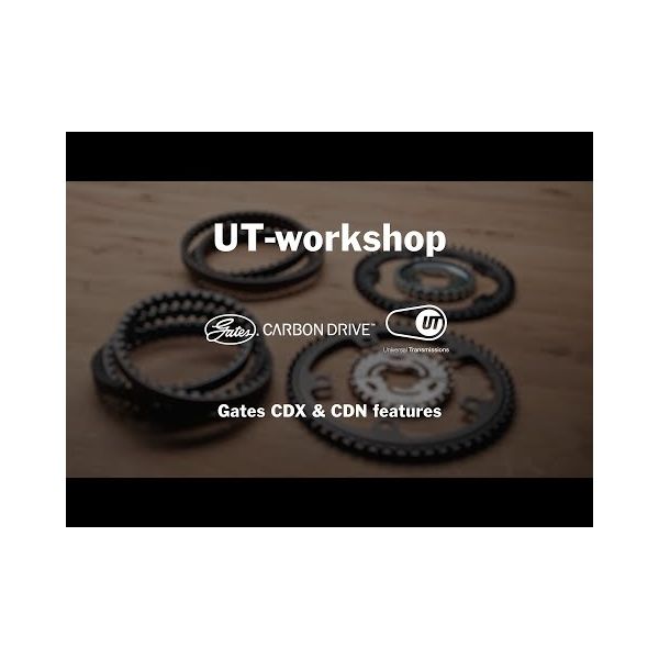 Gates aandrijfriem cdx carbon drive 111t 1221x12mm blauw zw.