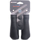 De Edge Leather Grip - Ergonomische Lederen Handvatset - 135mm - Zwart