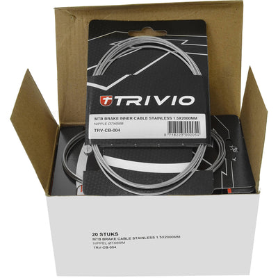 Trivio - mtb rem binnenkabel rvs 1.5x2000mm - 20 st.