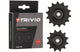 Trivio - derailleurwieltjes 12 14t chromo lagers