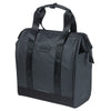 Basil tas grand tarpaulin shopper zwart mik hooks | 23l