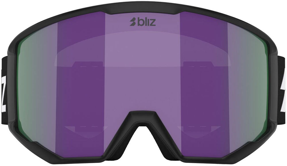 Bliz spark brown w purple multi - ski goggle