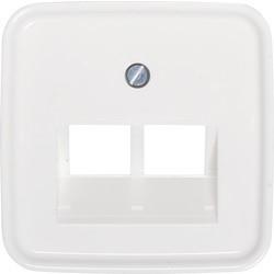 Bush jaeger plaat tbv. datacontactdoos wit busch j 4692192