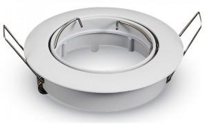 V-tac inbouw spot verstelbaar 50mm rond wit 5013312