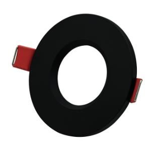Tronix inbouwspot vast rond 84mm zwart ip65 - 5011014
