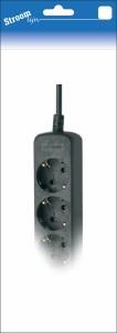 Stroomlijn tcd ra 3-voudig 1,5 meter snoer zwart 6672279