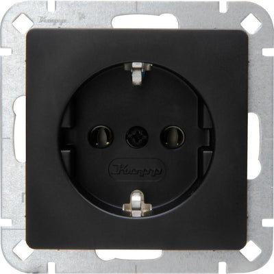 Enzo kopp hk05 mat zwart inbouw stopcontact ra - 4621690