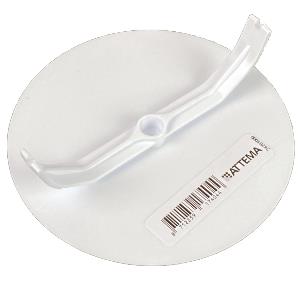 Enzo blindplaat rond met klemmen wit 9.5cm 4213980