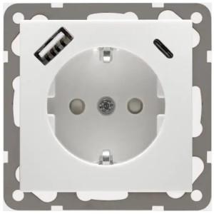 Enzo peha badora lw stopcontact ra + usb +usb-c - 4603002