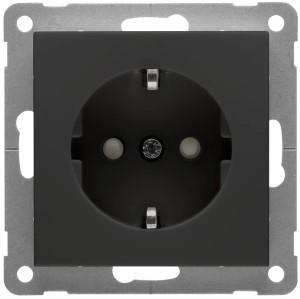 Enzo peha badora mat zwart stopcontact ra + kinderbeveiliging - 4603520