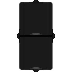 Enzo proaqa kopp swd opbouw stopcontact ra dubbel verticaal - 4628410