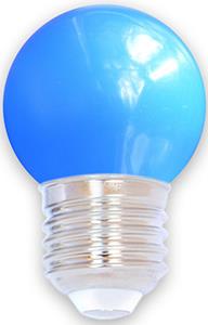 Led kogellamp e27 blauw 1w - led0156