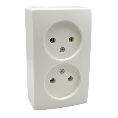 Peha opbouw stopcontact dubbel lw - 4678965