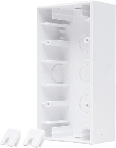 Enzo kopp hk07 pure mat wit 2 voudig opbouwdoos - 4624310