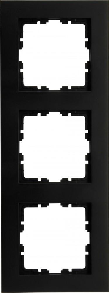 Enzo kopp hk07 pure mat zwart 3 voudig afdekraam - 4624720