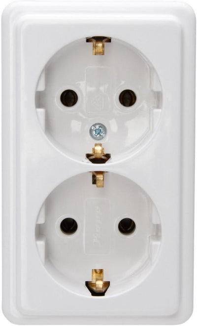 Enzo kopp aw opbouw stopcontact ra dubbel - 4626010