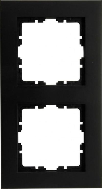 Enzo kopp hk07 pure mat zwart 2 voudig afdekraam - 4624710