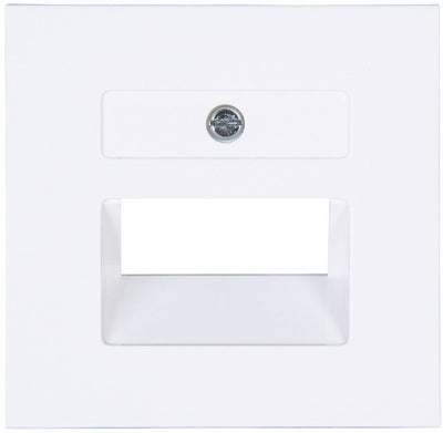 Enzo kopp hk07 pure mat wit afdekplaat utp dubbel - 4624060