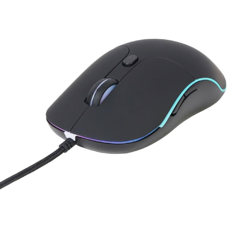 Gembird optische muis usb zwart met verlichting